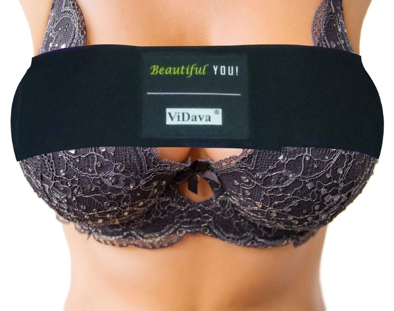 ViDava Breast Implant Stabilizer Band Post Surgery Breast Augmentation and Reduction Strap High Impact Support Band Chest Belt Breast Support Bandage One Size Fits Most